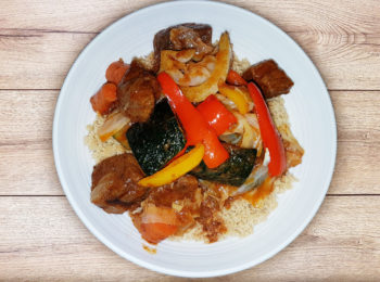 couscous with beef and vegetable stew